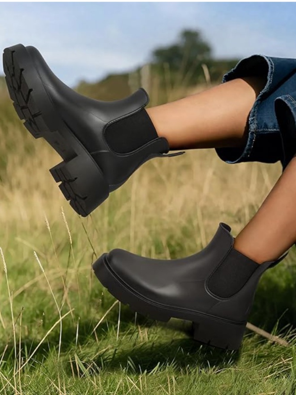 Platform Ankle Chelsea Bootie